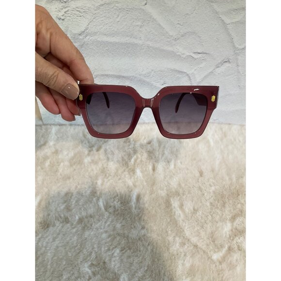 SOJOS Vintage Oversized Square Sunglasses SJ2194 C7 Retro UV400 Protection Purpl - Picture 8 of 8